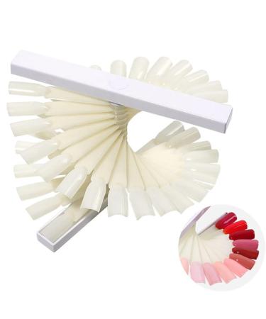 Fashion Plastic Nail Display Board with Funny Spiral Design for Women's Home or Store Nail Color Display Card