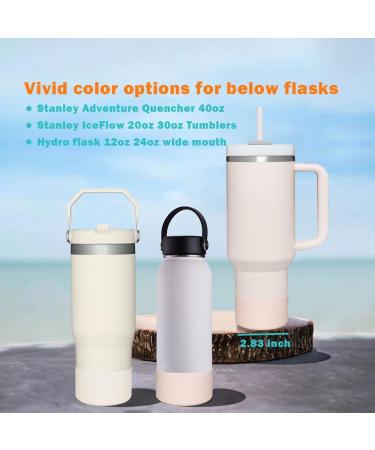 WK IEASON Tumbler Bottom Protector Boot for Stanley Adventure & Hydro Flask - 2 PCs Rose Quartz/Cream - Buy Online on GoSupps.com