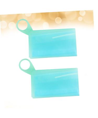 Fomiyes 2-Pack Disposable Dust Masks - Silicone Face Cover & Storage Container (19x13cm) - Green - Buy Online on GoSupps.com