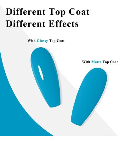 Imtiti Blue Gel Nail Polish 15ML Turquoise Blue Gel Polish Autumn Winter Gel Nail Polish Soak Off LED UV Nail Gel Polish DIY Nail Art Starter Manicure Salon Gel Nail Kit - Buy Online on GoSupps.com