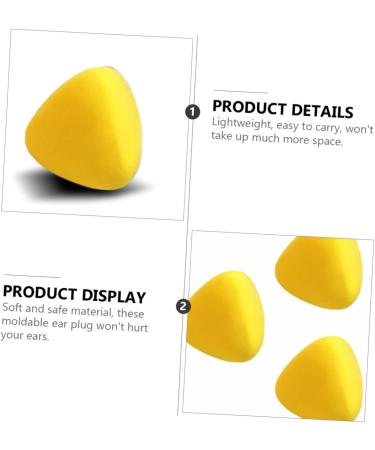 Buy EXCEART Noise Canceling Ear Plugs - 30 Pairs Moldable Sound Insulation for Sleeping & Hearing Protection (Yellow) - Best Noise Reduction Earplugs Online - Buy Online on GoSupps.com