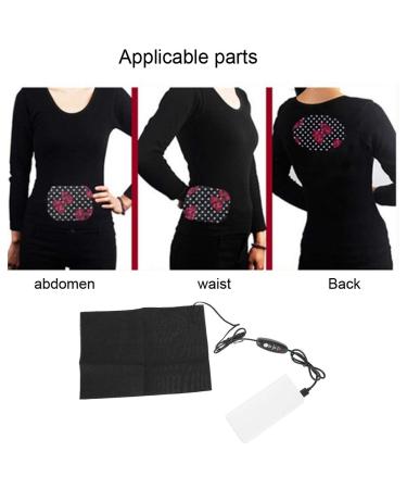 NATUDECO 3 Temperature Settings Waist Heating Mat | Soft & Durable Back Relief Pillow for Athletes & Workers | Muscle Pain Relief - Buy Online on GoSupps.com