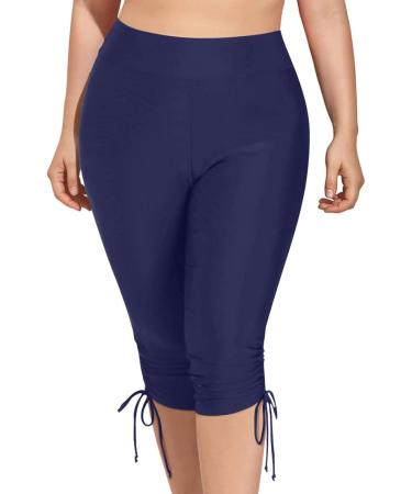 Sexy Black Beach Rock Summer Leggings & V-Cut Bikini Slip - Women's Swimwear & Sports Shorts - Buy Online on GoSupps.com