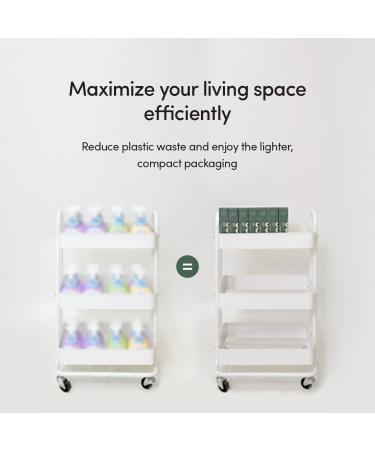 Jigoo Earth's Future 8oz Hand wash foaming bottle and 4 refills - Buy Online on GoSupps.com