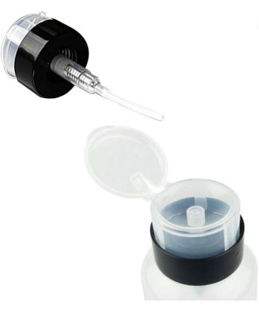 ConStore 2 Pcs 200ml Pump Dispenser Bottles for Nail Polish Remover - Empty Plastic Makeup Alcohol Liquid Pumping Bottles - Buy Online on GoSupps.com