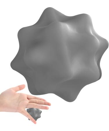 Silicone Massage Device - Soft Squeeze Balls & Gentle Rollers for Body Neck Foot & Face - Cute Yoga Massage Accessories in Gray - Buy Online on GoSupps.com