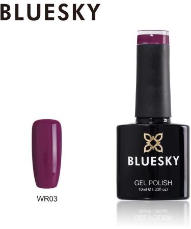 BlueskyNail Gel Polish PURPLE VIBRANT Winter Bloom Autumn Winter Range UV LED Soak Off WR03 - Buy Online on GoSupps.com