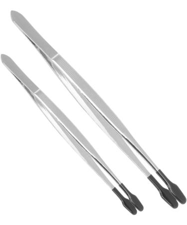 Magiclulu 4-Piece Stamp Clip Brow Tool Set - Stainless Steel Jewelry Tongs Tweezers & Pincer for Jewelry Making | Handicrafts Martensitic - Shop Now! - Buy Online on GoSupps.com