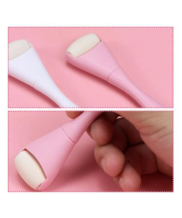 Baluue Volcanic Stone Oil Absorbing Face Roller - Portable & Reusable Skincare Tool for Oily Skin - Pink - Buy Online on GoSupps.com