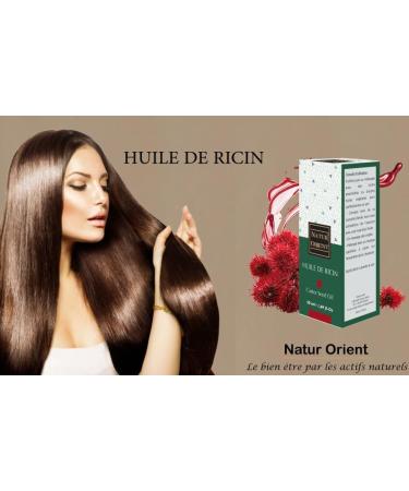 Natur Orient Organic Castor Oil 50ml - Nourishes Strengthens and Brings Shine to the Scalp and Hair - Nourishes dry broken split ends frizzy hair and promotes hair and eyelash growth. - Buy Online on GoSupps.com