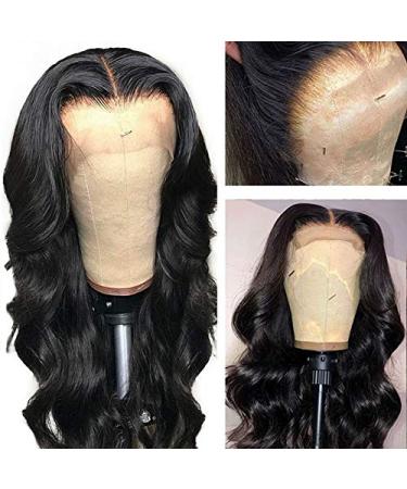 Hd Lace 6x6 Body Wave Wig | Brazilian Virgin Human Hair | 20 Inch | 150% Density | Natural Hairline with Baby Hair | Glueless Soft Wig | Natural Color - Buy Online on GoSupps.com