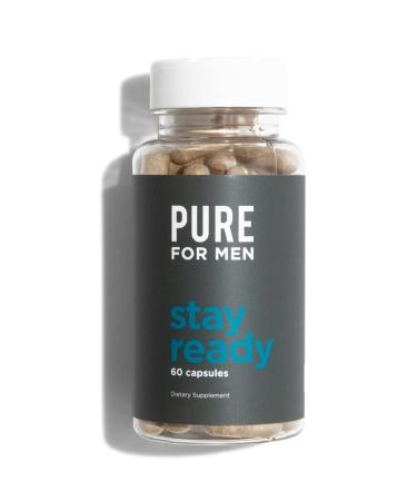Pure for Men Stay Ready Fiber Supplement - 60 Capsules