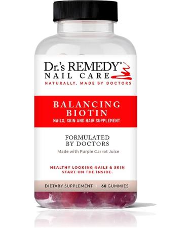 Dr.'s Remedy Biotin Hair Growth Supplement - 5000mcg Gummies | Vegan, Gluten-Free, Organic Formula for Hair, Skin, Nails - Buy Online on GoSupps.com