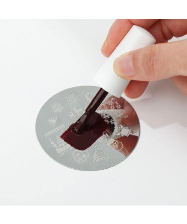 Santa Claus Christmas Nail Stamping Plates | Winter Nail Art Stencils & Molds - International Shipping - Buy Online on GoSupps.com