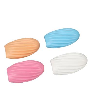 Proof Sleeve Silicone Elastic Reusable Travel Bottle Covers Large Quantity Versatile Material Suitable for Most Travel Containers Pink Orange Blue and White Color Great