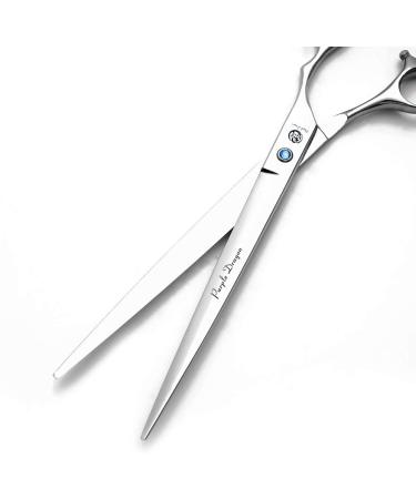 Purple Dragon 9 Inch Sharp Edge Salon Hair Cutting Shears with Bag - Professional Pet/Dog Grooming Scissors for Barber or Groomer - Buy Online on GoSupps.com