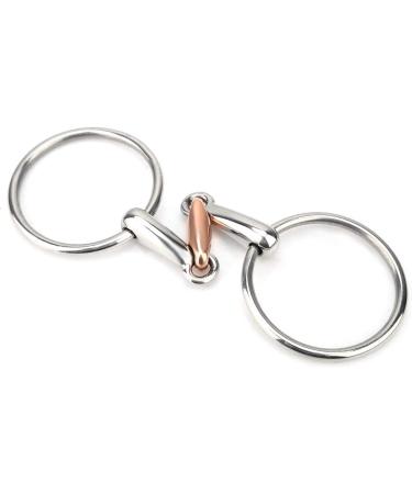 Horse Mouth Bit Stainless Steel Snaffle Bit Horse Ring Hollow Jointed Mouth Loose Thickeness Bit Loose Mouth Bit Roller for Horse Racing Accessory(11.5cm) - Buy Online on GoSupps.com