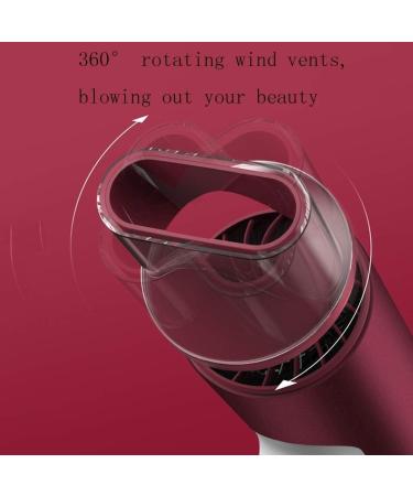 ADITAM Mini Hair Dryer with Diffuser Professional Portable 1600W Negative Ion Ceramic Tourmaline Ac Motor Blow Dryer Double The Comfort - Buy Online on GoSupps.com