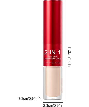  Pruojhw Women's double-ended concealer pencil for a full and blended look creamy concealer to cover skin and imperfections for everyday use travel etc. - Buy Online on GoSupps.com