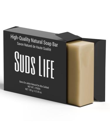 Suds Life Apricot Exfoliating Natural Soap for Men and Women - Exfoliating Natural Soap Bar