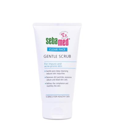Sebamed Clear Face Gentle Scrub - Best Exfoliating Facial Cleanser for Acne-Prone Skin | International Shipping Available - Buy Online on GoSupps.com
