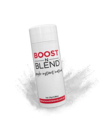 Boost N Blend Scalp Concealer - Hair Powder and Fibers for Thinning Hair & Visible Scalp (25g/0.88oz) - Female Hair Volumizer Light Grey