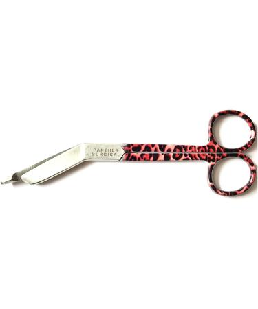 Panther Surgical Stainless Steel 5.5 Lister Bandage Scissors - Red and Black Pattern - Buy Online on GoSupps.com