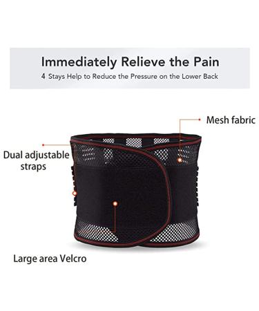 Healifty Hip Belt Waist Support | Back Brace & Lumbar Support Girdle for Men & Women | Comfortable & Adjustable Gym Trimmer Sleeve - Buy Online on GoSupps.com