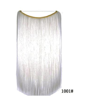Snow White IluU 22 80g Secret String Hair Extensions - Long Straight Hidden Line Synthetic Hair for Women - Buy Online on GoSupps.com