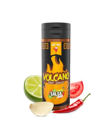 HOT CHIP HOT-CHIP Hot Salsa Sauce 270 ml - With Jolokia Bhut - Extra Spicy for Meat Nachos Pasta Vegetables and Chillies without Additives - Classic for BBQ and Cooking