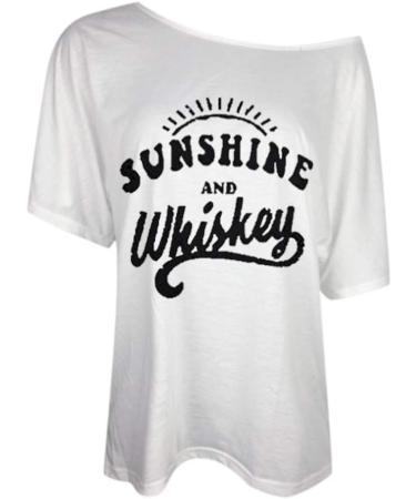 Shop Ppanguding Women's Rainbow Off Shoulder T-Shirt Summer Mode Short Sleeve Graphic Blouse - Sunshine Pattern Top - Buy Online on GoSupps.com