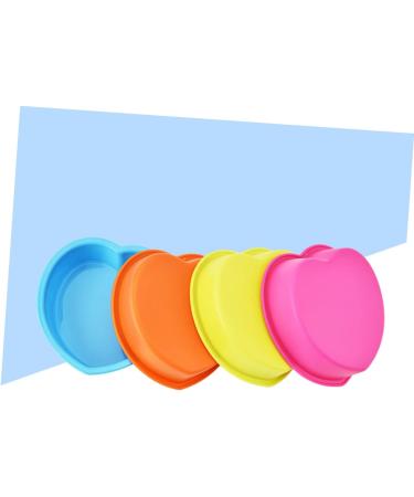 HOMSFOU 3 Sets De para Gelatinas Silicone Molds Heart Shaped Cake Pans Wedding Cake Plates Silicone Bakeware Silicone Cupcake Silicone Cake Pan Chocolate Fondant Mold - Buy Online on GoSupps.com
