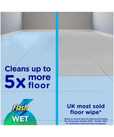 Flash Speedmop Wet Cloth Refills Floor Cleaner Wild Orchid x2 12 count (2x12) 24 12 count (Pack of 2) - Buy Online on GoSupps.com