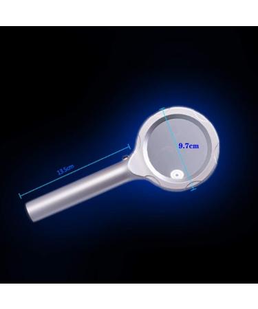 Magnifying Glasses for Hobbies Reading Magnifier HD High Magnification Magnifying Glass with LED Light Magnifier Old Man Reading 10 Times Handheld Magnifying Glass Vision - Buy Online on GoSupps.com