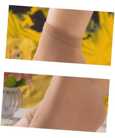 Ipetboom Moisturizer Socks Gel Heel Guard Moisturizing Socks Cracked Heel Repair Heel Cover Dry Heel Socks Dry Feet Socks Gel Heel Socks Open Toe Socks Sole of Foot Silicone Socks - Buy Online on GoSupps.com