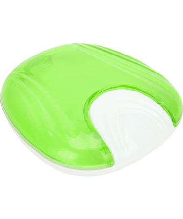 Durable Orthodontic Holder Case - Portable Denture Container with Pressure Lock Design (Light Green) | International Shipping Available - Buy Online on GoSupps.com