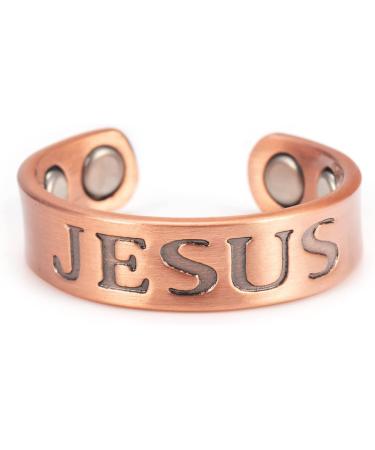 EnerMagiX Magnetic Copper Rings - Ultra Strength Magnets, 99.95% Solid Pure Copper, Adjustable - Women & Men (0203) - Buy Online on GoSupps.com