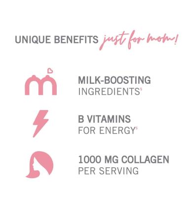 Munchkin Milkmakers Lactation Drink Mix - Berry Lemonade (14 Count) | With B Vitamins/Collagen/Fenugreek & Milk Thistle for Breastfeeding Moms - Buy Online on GoSupps.com