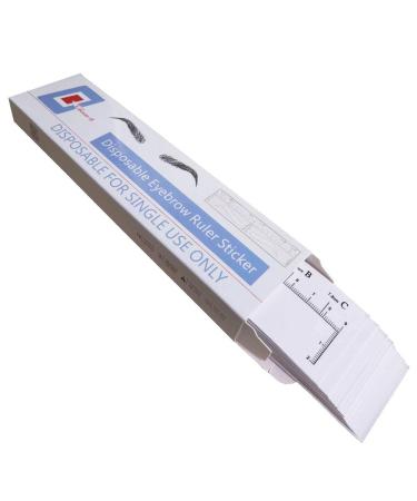 CHOOSE-IT Brow Stamp Tool - 50Pcs High Arch Microblading Ruler Sticker & Eyebrow Shaping Stencils Kit - Buy Online on GoSupps.com
