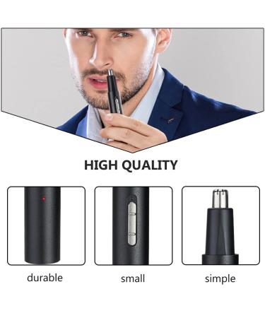 Buy 1 Set Nose Hair Trimmer & Hair Scissors - Low Noise Aluminum for Men | Global Shipping Available - Buy Online on GoSupps.com