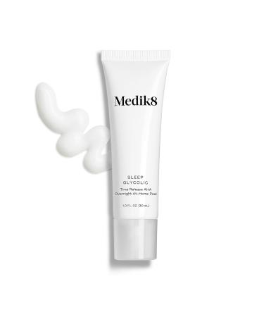 Medik8 Sleep Glycolic - Exfoliating Overnight AHA Face Peel | Anti-Aging Treatment with Glycolic Acid & Korean Clover - 1.0 oz - Buy Online on GoSupps.com
