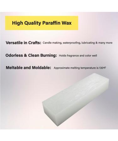 Beesworks Paraffin Wax - 1 lb Refined General Purpose Paraffin Wax - Pure Wax for DIY Candle Making Canning Waterproofing Metal Preservation and More - Buy Online on GoSupps.com