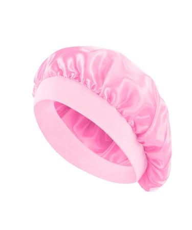 Bath Shower Caps for Baby Reusable Waterproof Women Shower Caps Reusable Hair Cap for Shower Double Elastic Products for Dry Hair (E One Size) E One Size