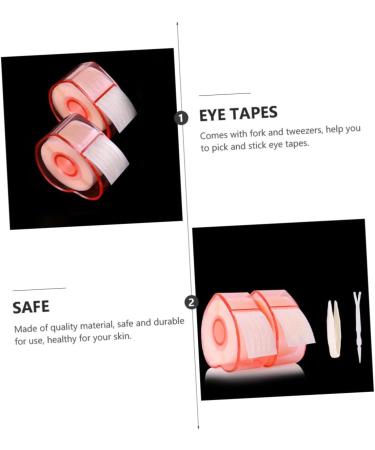 minkissy 6 Rolls Lace Double Eyelid Sticker Double Eyelid Makeup Invisible Double Eyelid Tape Self- Adhesive Eyelid Stickers Invisible Tape Makeup Tape Cover Hooded Adhesive Strip - Buy Online on GoSupps.com