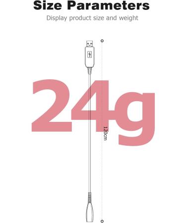USB Charging Cable Compatible with Braun S3 Shaver - Braun Series 1, 3, 5, 7, 9 Charger - Buy Online on GoSupps.com