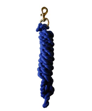 Rhinegold plain lead rope royal blue one size