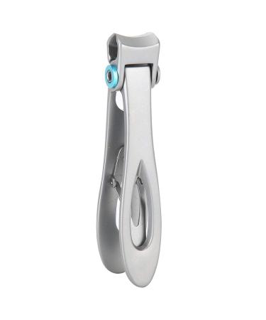 Durable Toe Clipper Nail Clipper Clean and Beautiful for Home Salon Shop Manicure Store Beauty Salon (Silver)