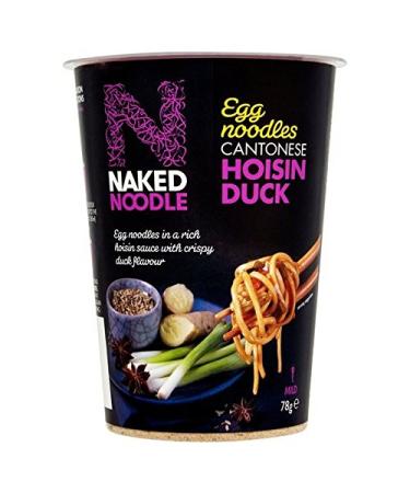 Nakd Pot of Nude Duck Hoisin Noodle Snack 78 g (Pack of 2)
