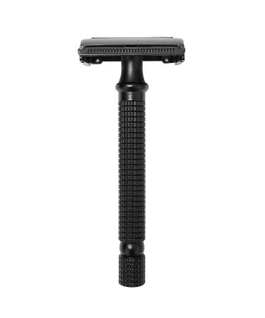POSEDWRA Copper Handle Manual Razor Men's Shaver Double Sided Blade Metal Spiral Open Old Fashioned Manual Razor