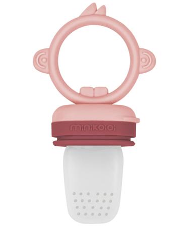 Minikoioi - Silicone ball pink/pink for babies and children (6m+)